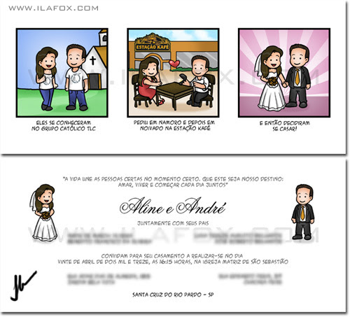 Caricatura para casamento, caricatura sr e sra smith, Brilhador, caricatura noivinhos, estação kafé, grupo TLC, santa cruz do rio pardo, by ila fox