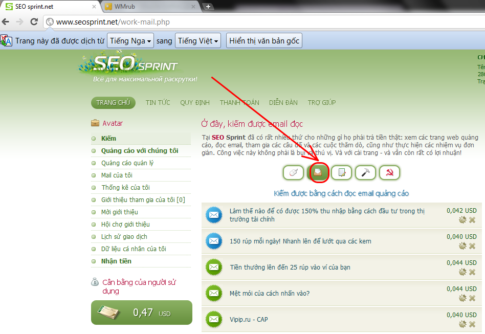 seosprint5 seosprint5 Kiếm tiền với Seosprint và Wmrub