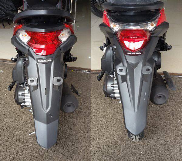 Perbedaan Honda BeAT eSP Desain Lampu Belakang