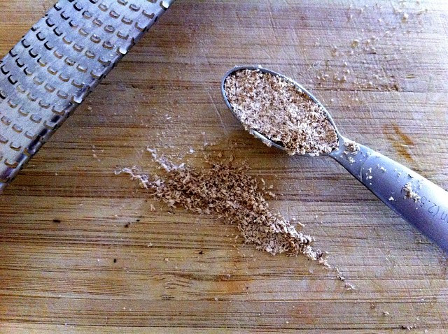 Measuring Fresh Nutmeg