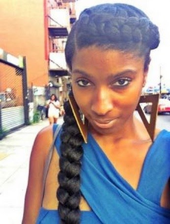 French Braid With Weave - Braid Extension