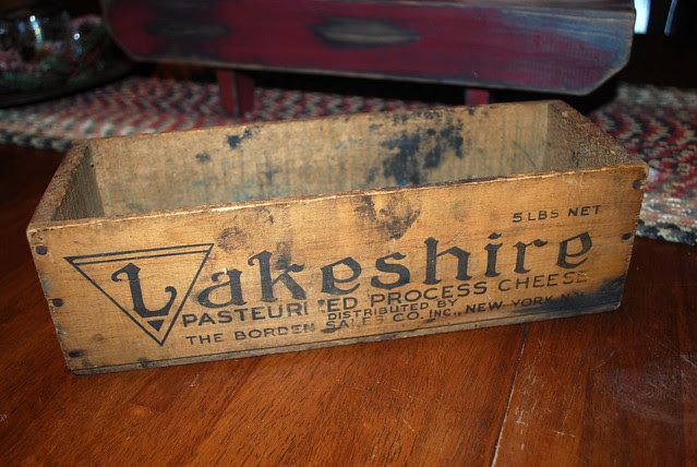 Antique finds cheese box