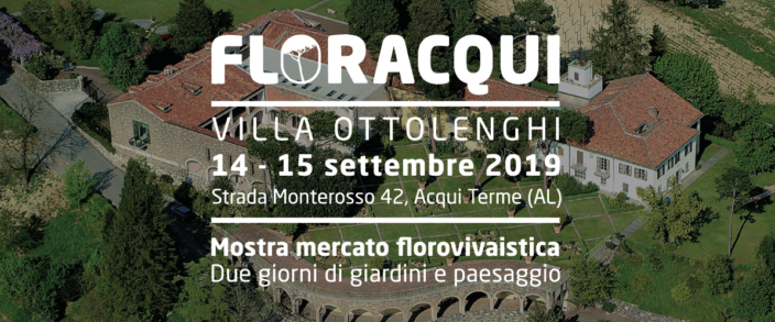 Floracqui 2019 // 14 – 15 settembre  // Acqui Terme
