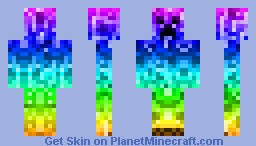 Layout Minecraft Creeper Skin Template