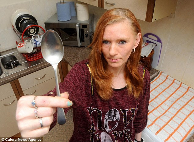 Ms Ayres said she began recording the incidents (which included a levitating spoon) to convince people of her story, but now fears she may have angered the spirit
