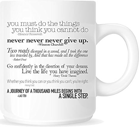 Coffee Mugs With Inspirational Sayings