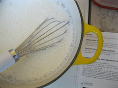 boiling milk