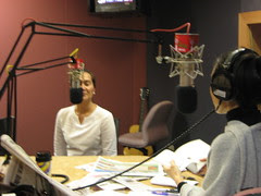 on live radio