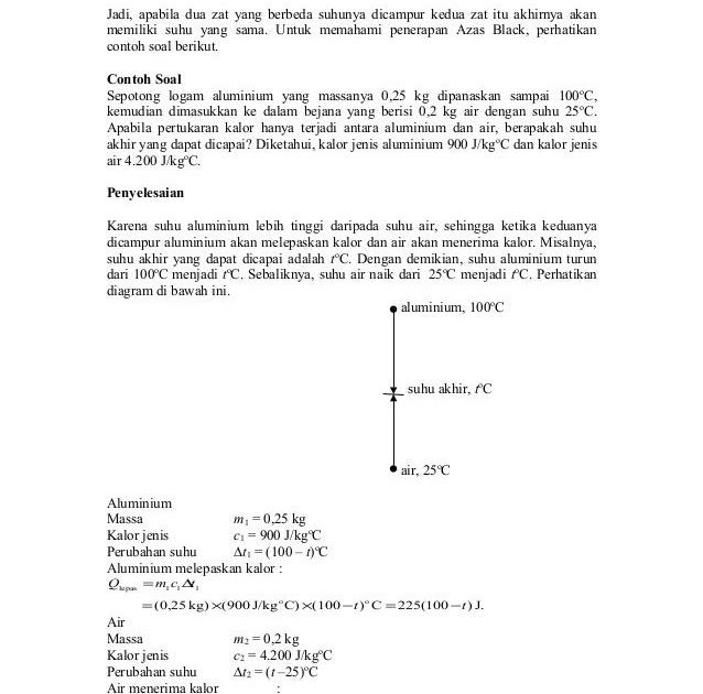 27+ Contoh Soal Asas Black Mencari Massa Kumpulan Contoh