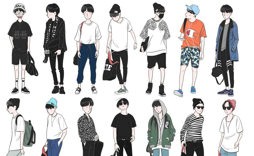 Anime Clothes Drawing Male : :: Commission Outfit July 20 :: by ...