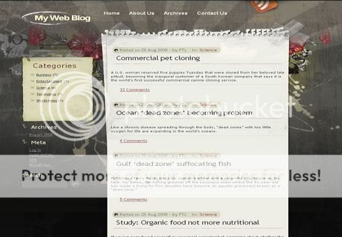 Free Wordpress Themes - Vector Design Theme