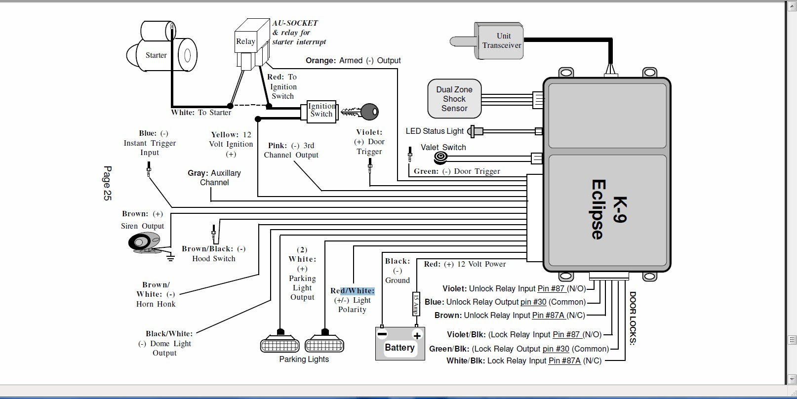 Viper 3105v Wiring Diagram Wiring Diagram and Schematic Role
