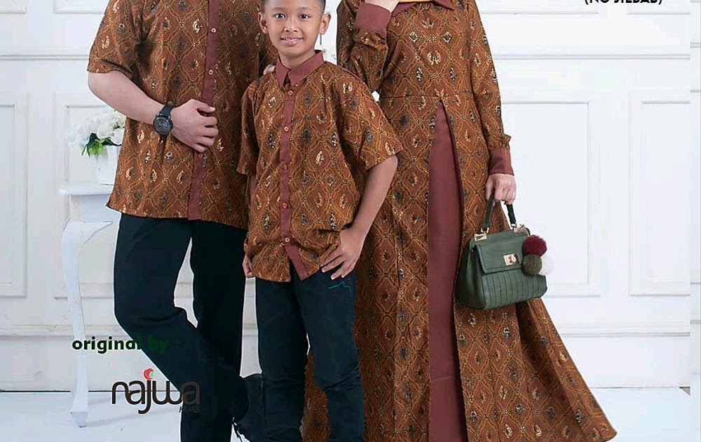 28 Gambar Baju Muslim Couple Ayah Ibu Dan Anak