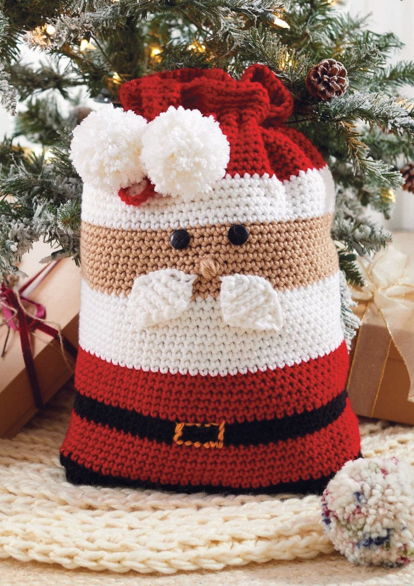 Santa Gift Bag Crochet Kit