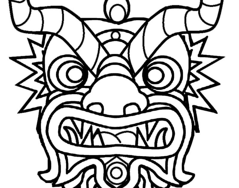 chinese-dragon-head-template