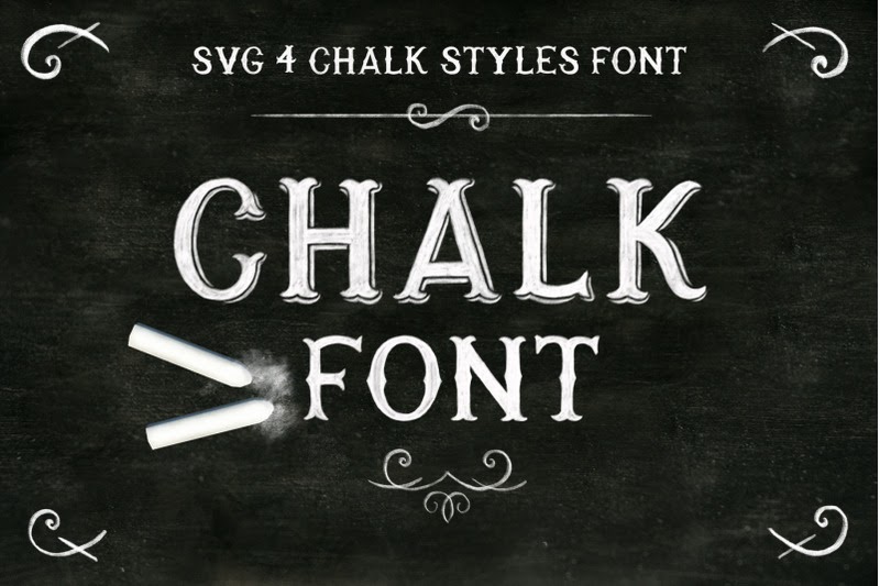 Download Chalk Svg Font Family From Alisovna