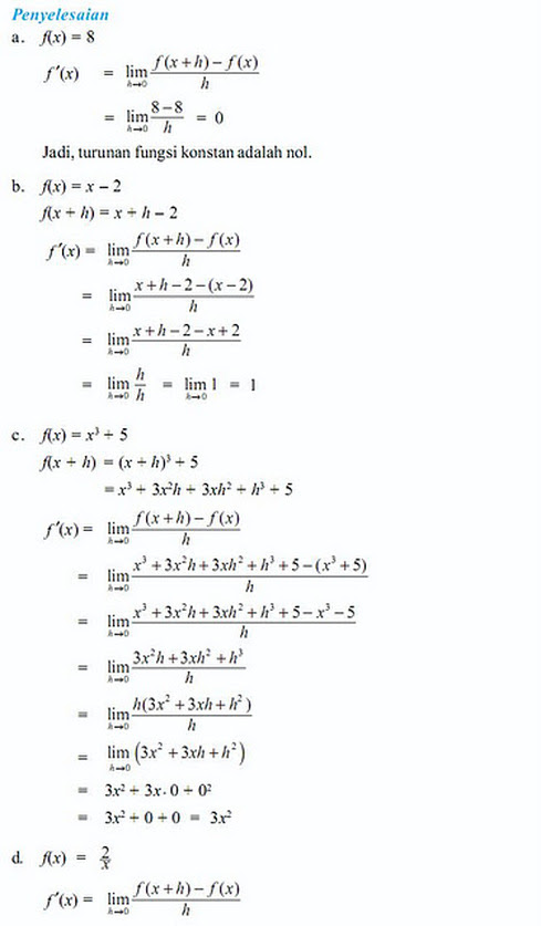 Soal Uh Dan Penyelesaiaannya Materi Limit Fungsi Trigonometri