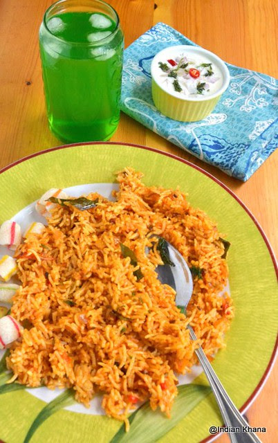 tomato rice thakkali sadam recipe