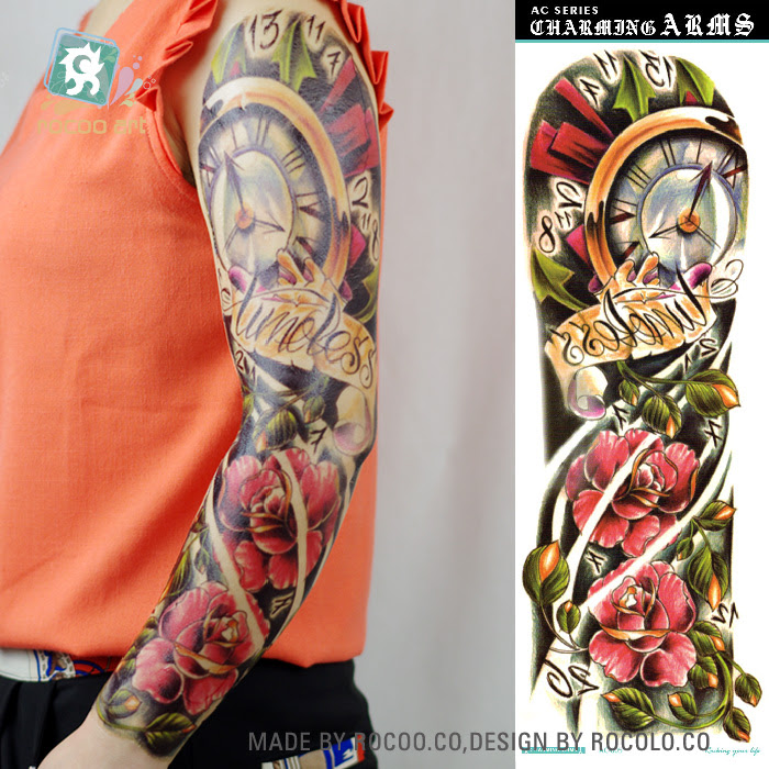 Tato Jam Di Lengan Atas Moa Gambar
