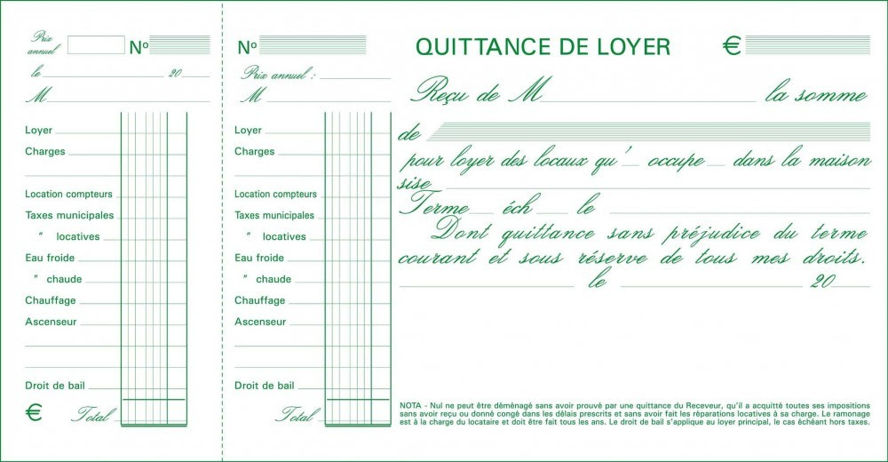 Exemple De Quittance De Loyer Excel  Le Meilleur Exemple