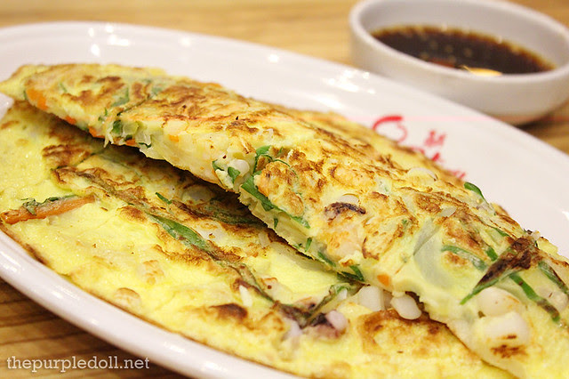 Korean Style Seafood Pancake P165