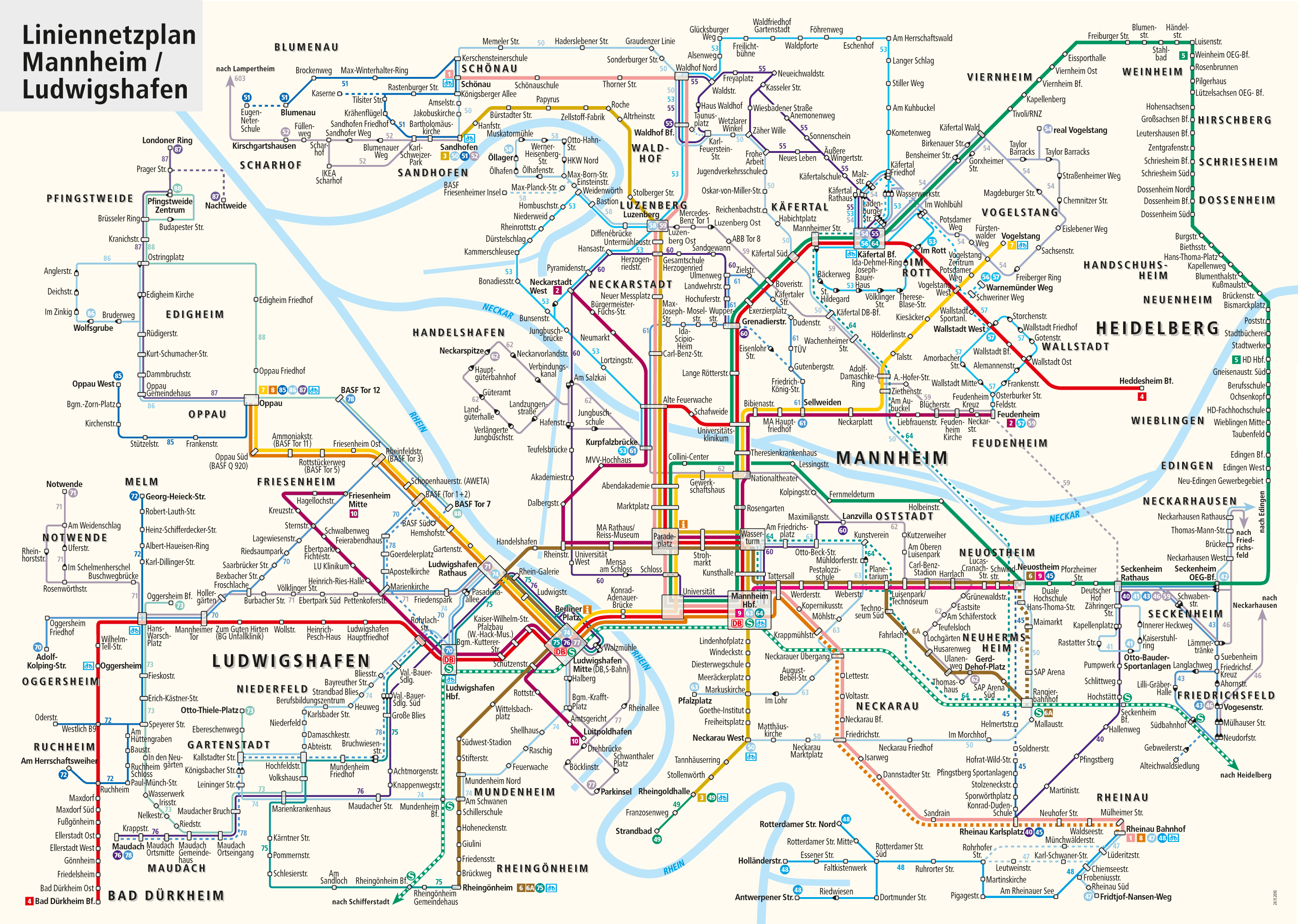 Ludwigshafen Am Rhein Karte Deutschland