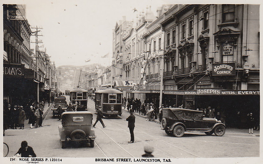Brisbane Street Launceston In Tasmania Circa 1940 Flickr Brisbane Street Launceston In Tasmania Circa 1940 Flickr