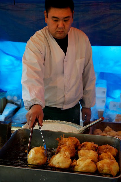Stall food at Hachimangu