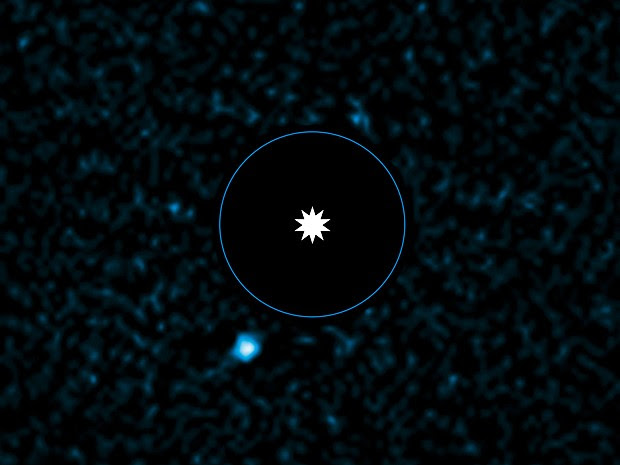 Imagem do exoplaneta HD 95086 b (Foto: ESO/Divulgação)