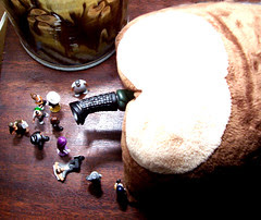 The crime scene - close up