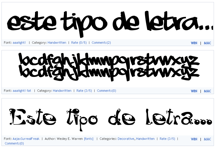 Que tipo de letra usar en una web