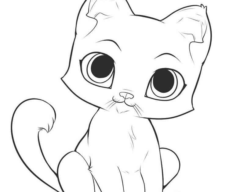 Download 171+ Cute Cat S Coloring Pages PNG PDF File