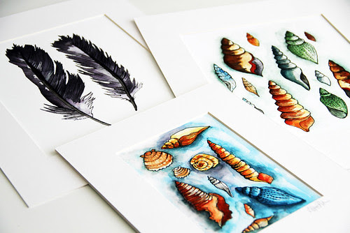 matted prints for new online shop