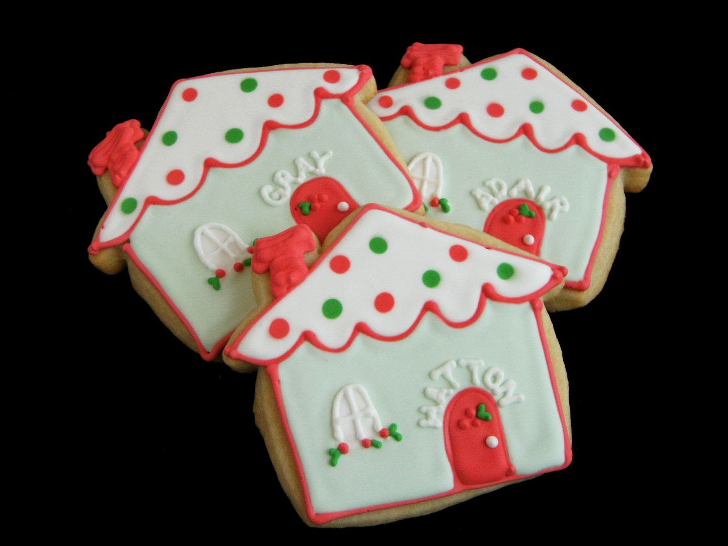 Christmas Cottage cookies