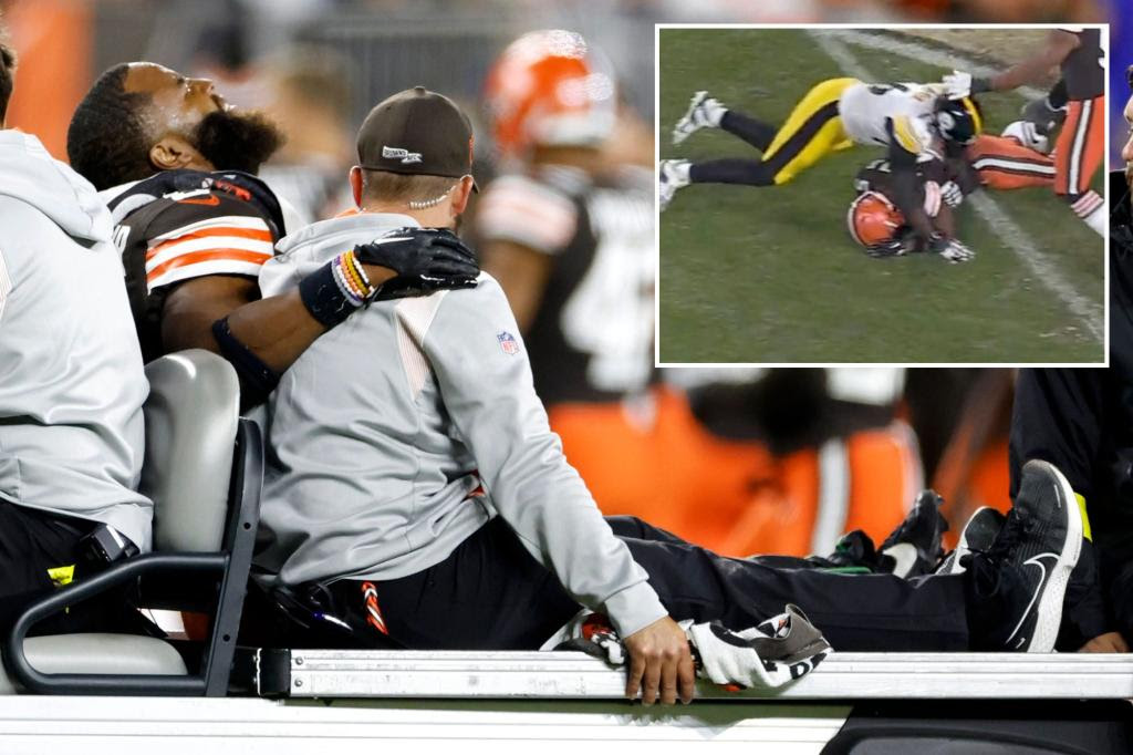 Browns' Anthony Walker lost for season after 'pretty violent' Steelers hit