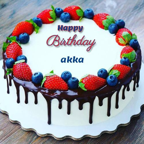 Happy Birthday Akka Cake Images - Asktiming