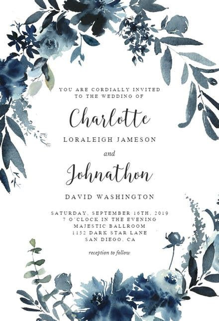 Wedding Invitation Templates (Free) Greetings Island Wedding Invitation Templates (Free) Greetings Island
