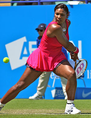 Serena Williams at the 2011 AEGON Internationa...