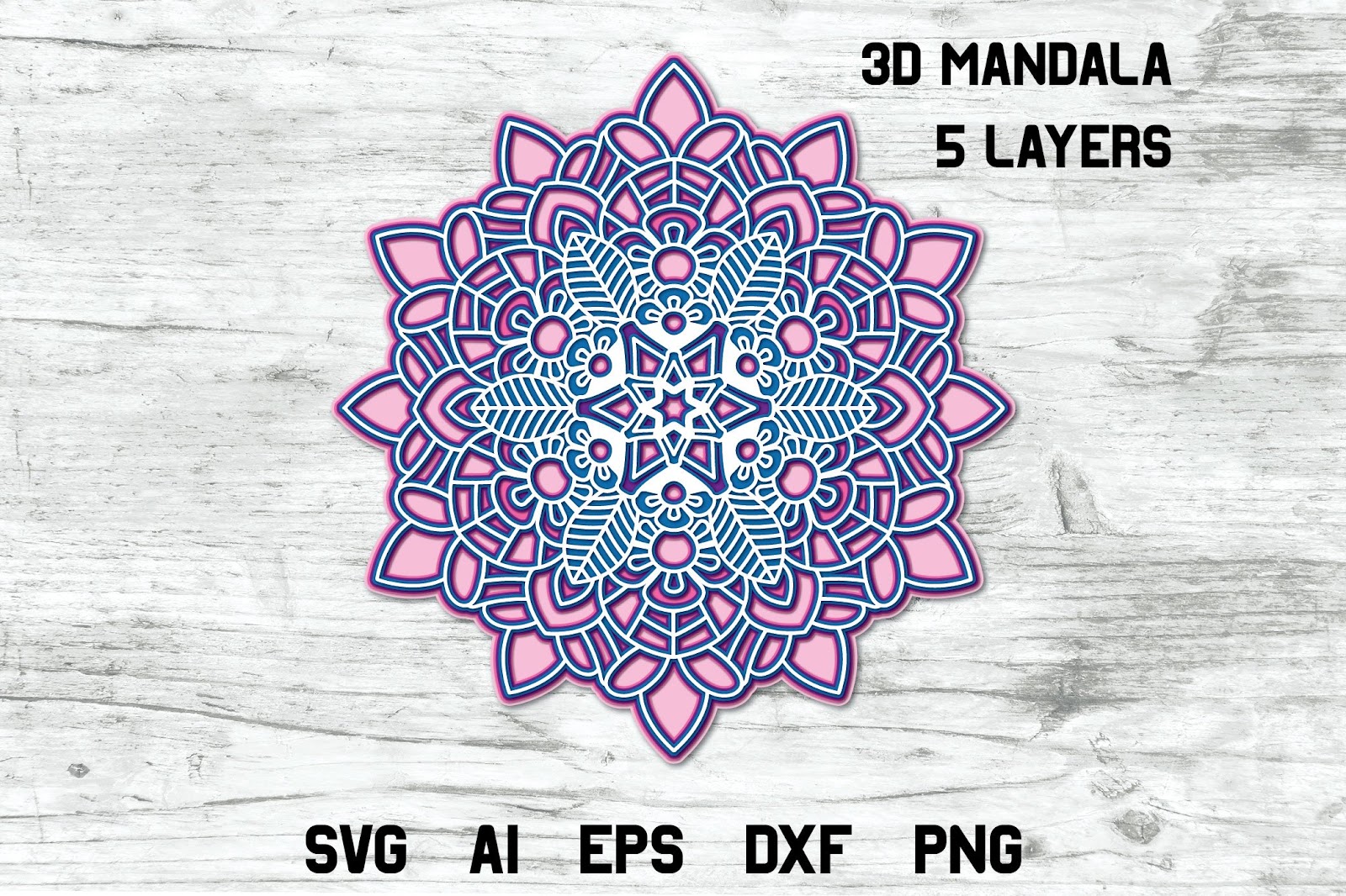 Download Multi Layered Mandala Layered L Svg - Free Layered SVG Files