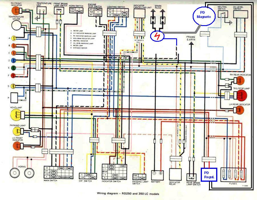 Yamaha Rz350 Wiring Diagram - Wiring Diagram Schemas