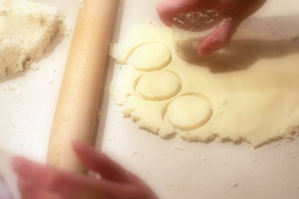 cutting cookies
