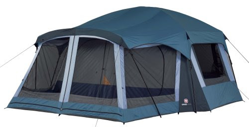 Tents for two: Swiss Gear Baregg Family Dome Tent (Blue/Grey)