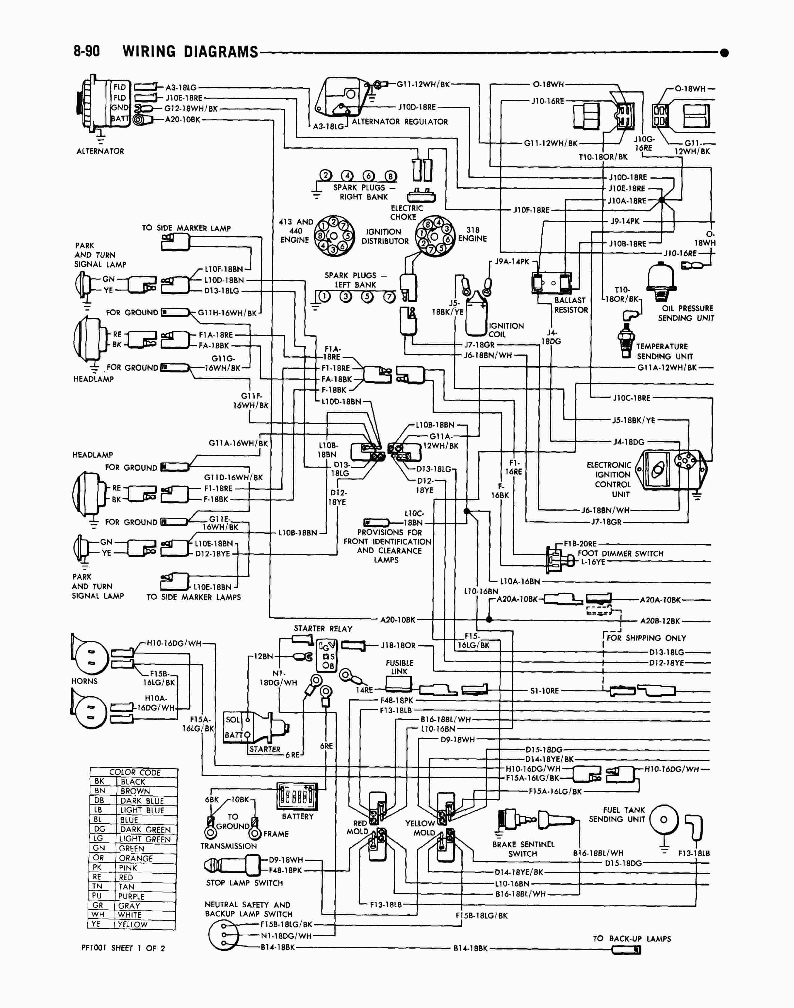 85 dodge d150 fuse diagram