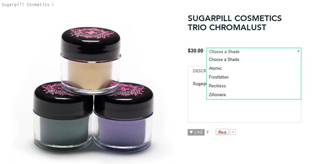 Sugarpill Cosmetics Chromalust Trios at Beautylish Boutiques