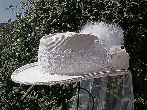 Victorian Inspired Western Bridal Hat Western Wedding Victorian Inspired Western Bridal Hat Western Wedding