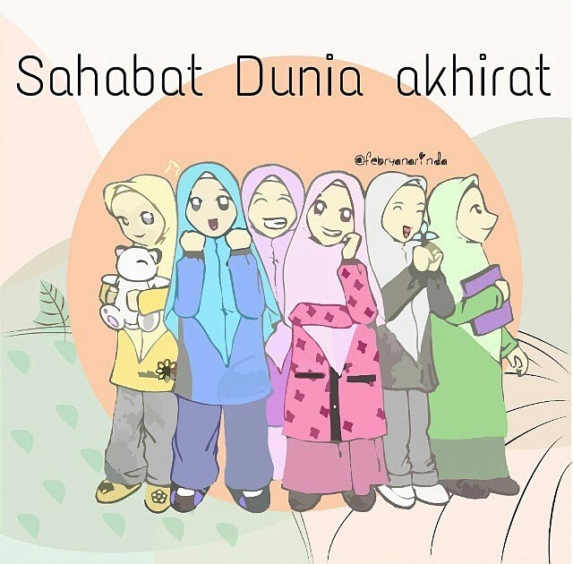 Sketsa Kartun Muslimah Sahabat / Kartun Wallpaper Hijab Sahabat