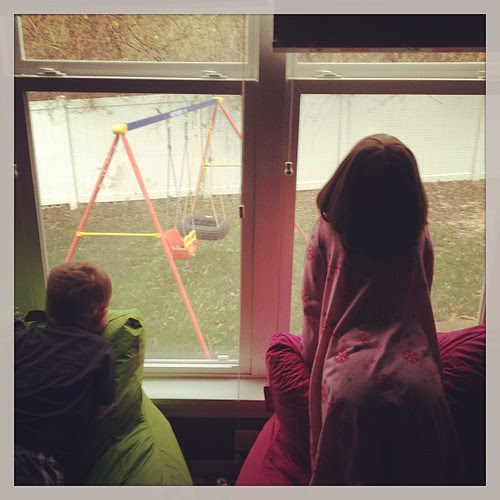 Watching it snow