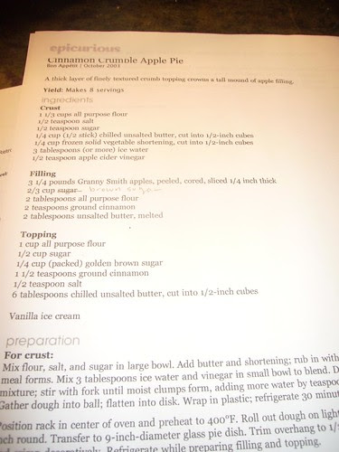 pie recipe