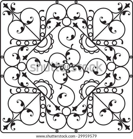 Wrought Iron Fire Place Grill, Wall Decor, Wall Hanging Design