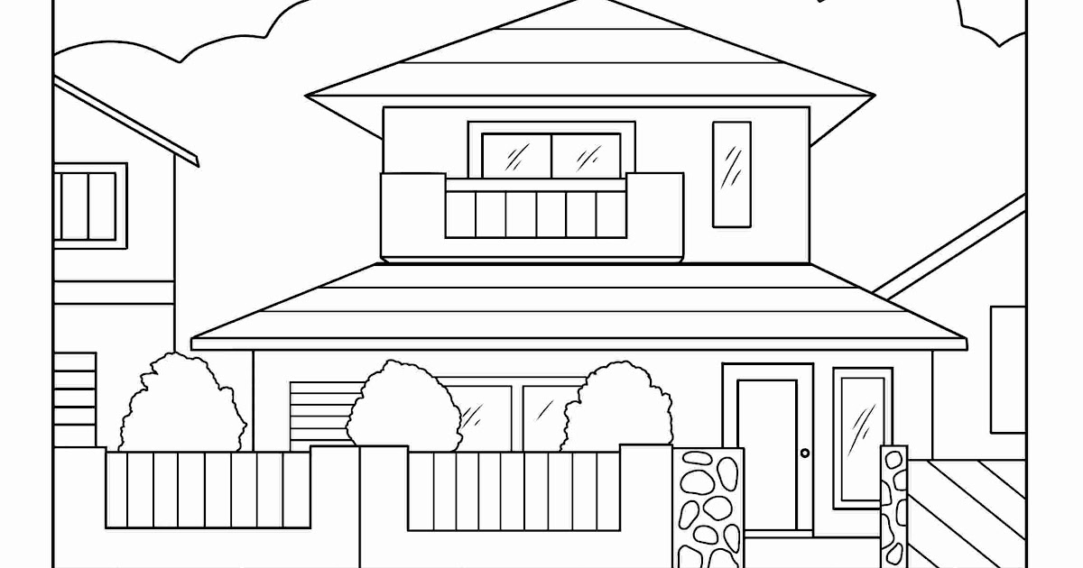 Mewarnai Gambar Rumah Tingkat Lucu Lucu Cara Menggambar Dan Mewarnai jpg (1200x630)